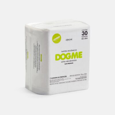Embalagem dos Tapetes Higiênicos Dogme Slim Premium com 30 unidades