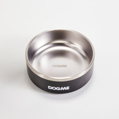 Comedouro Inox Bowl Dogme Preto