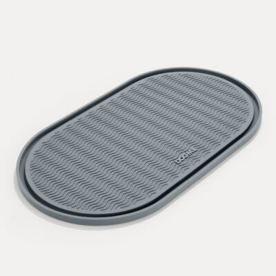 Alternative view of Dogme Bowl Station Cinza - Silicone 510x290x150mm