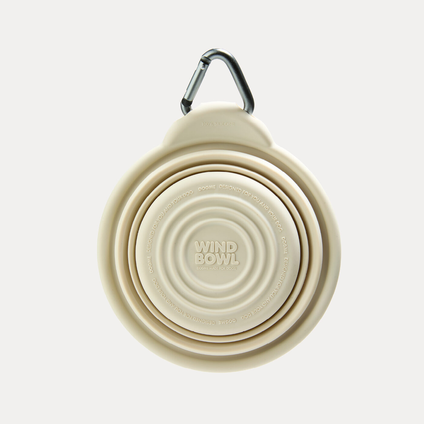 Wind Bowl Dogme Bege -
Bowl Retrátil de Silicone 600ml - Imagem 4