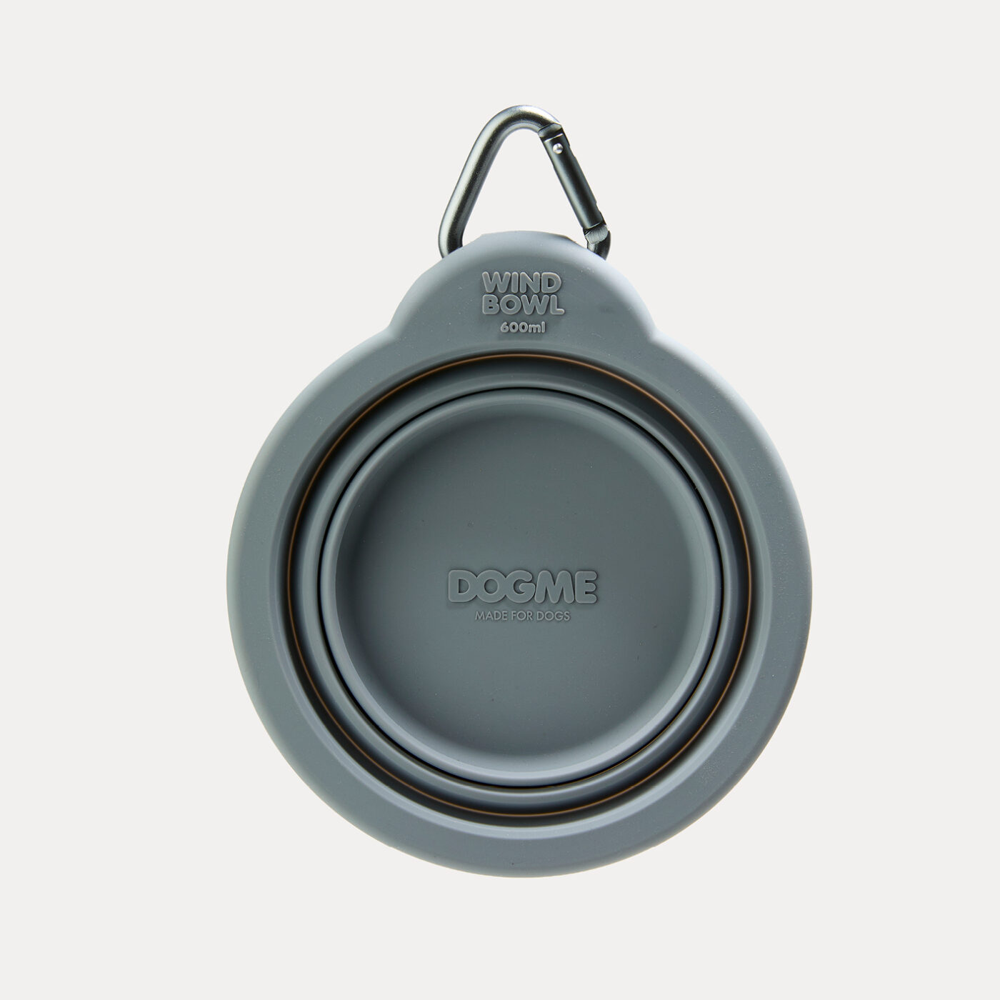 Wind Bowl Dogme Cinza - Bowl Retrátil de Silicone 600ml - Imagem 3