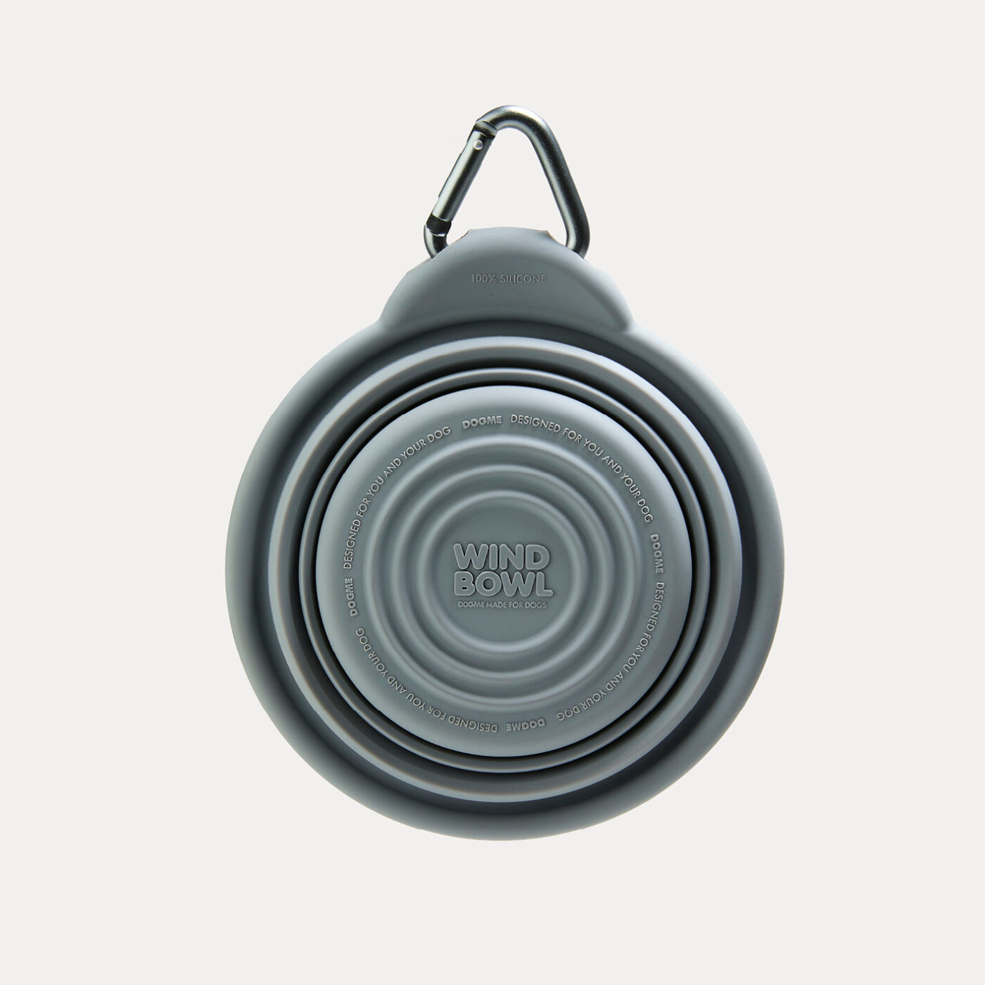 Wind Bowl Dogme Cinza - Bowl Retrátil de Silicone 600ml - Imagem 4