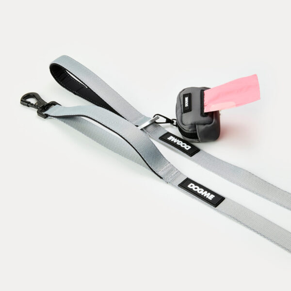 Dogme Poop Bag Holder Cinza Retangular