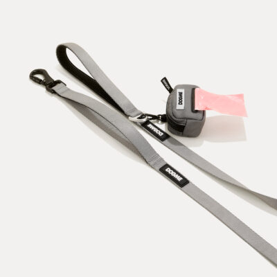 Dogme Poop Bag Holder Cinza Retangular