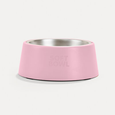 Alternative view of Kit Double Bowl Station Dogme Rosa - 02 Soft Bowls + Bowl Station