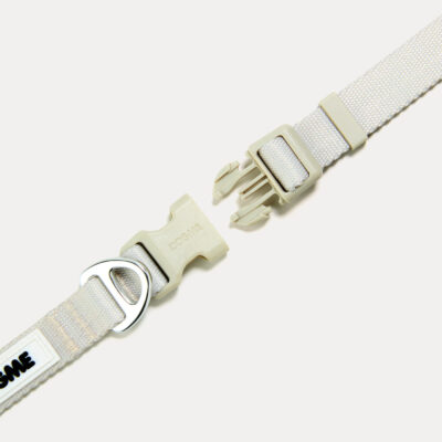 Coleira Dogme Nylon Bege