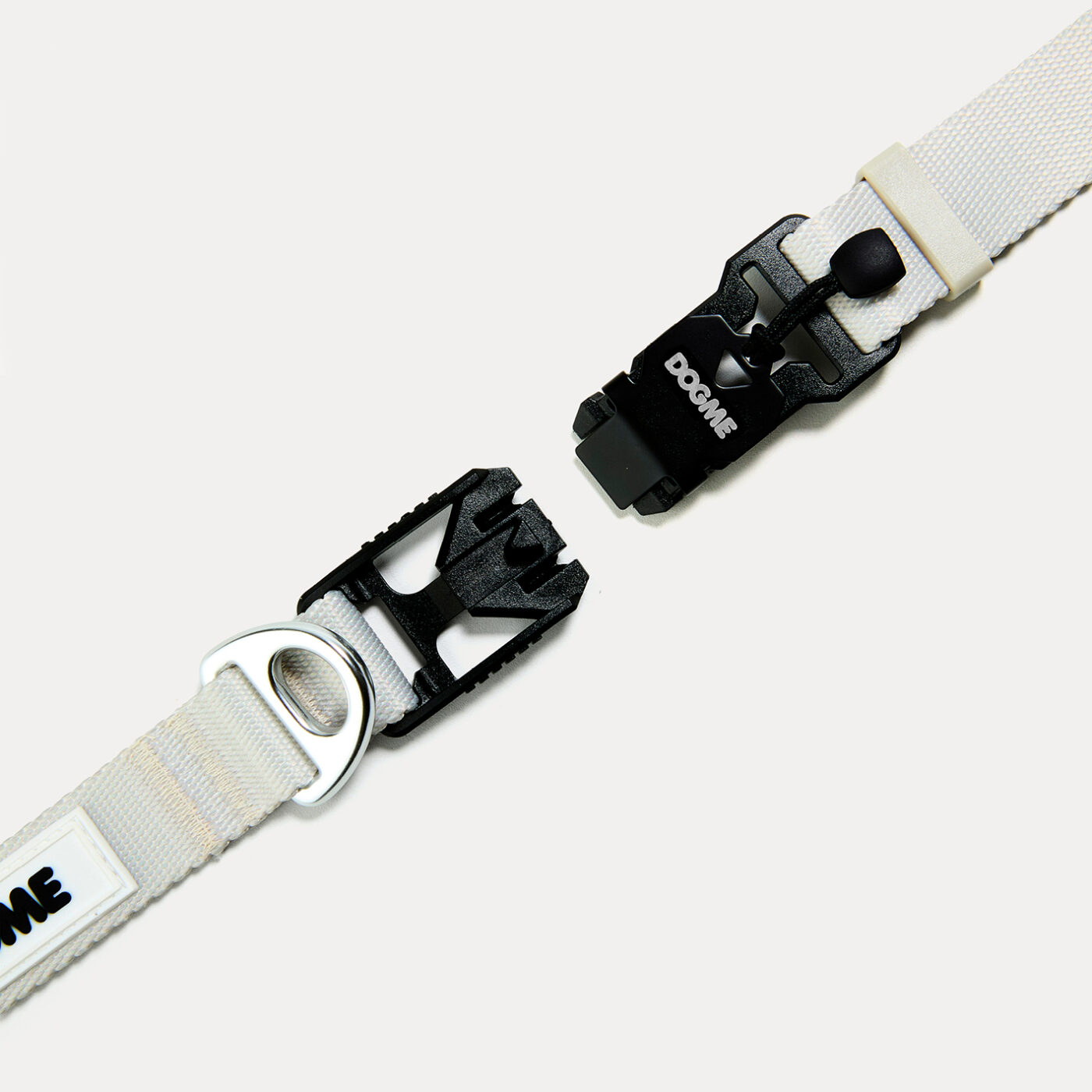 Coleira Dogme Magnetic Nylon Bege