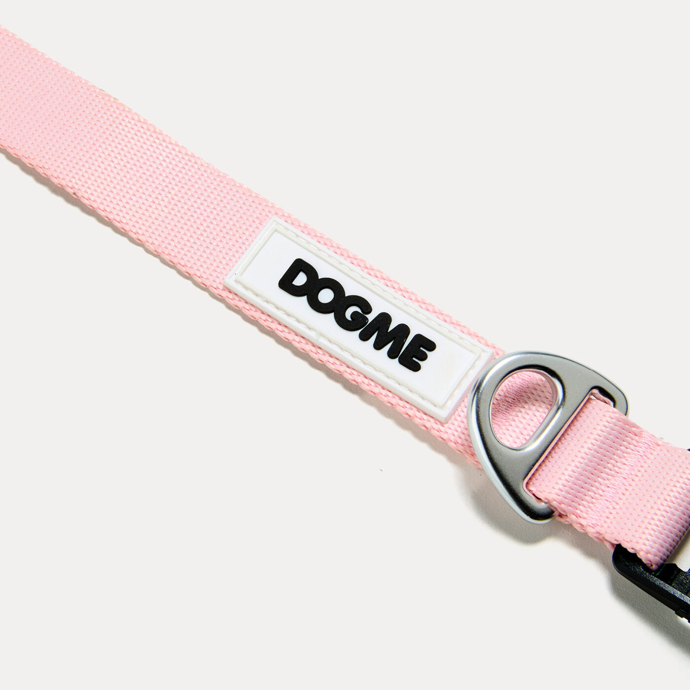 Coleira Dogme Magnetic Nylon Rosa