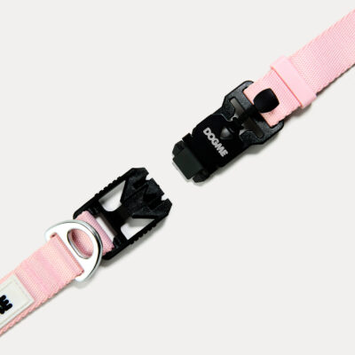Coleira Dogme Magnetic Nylon Rosa