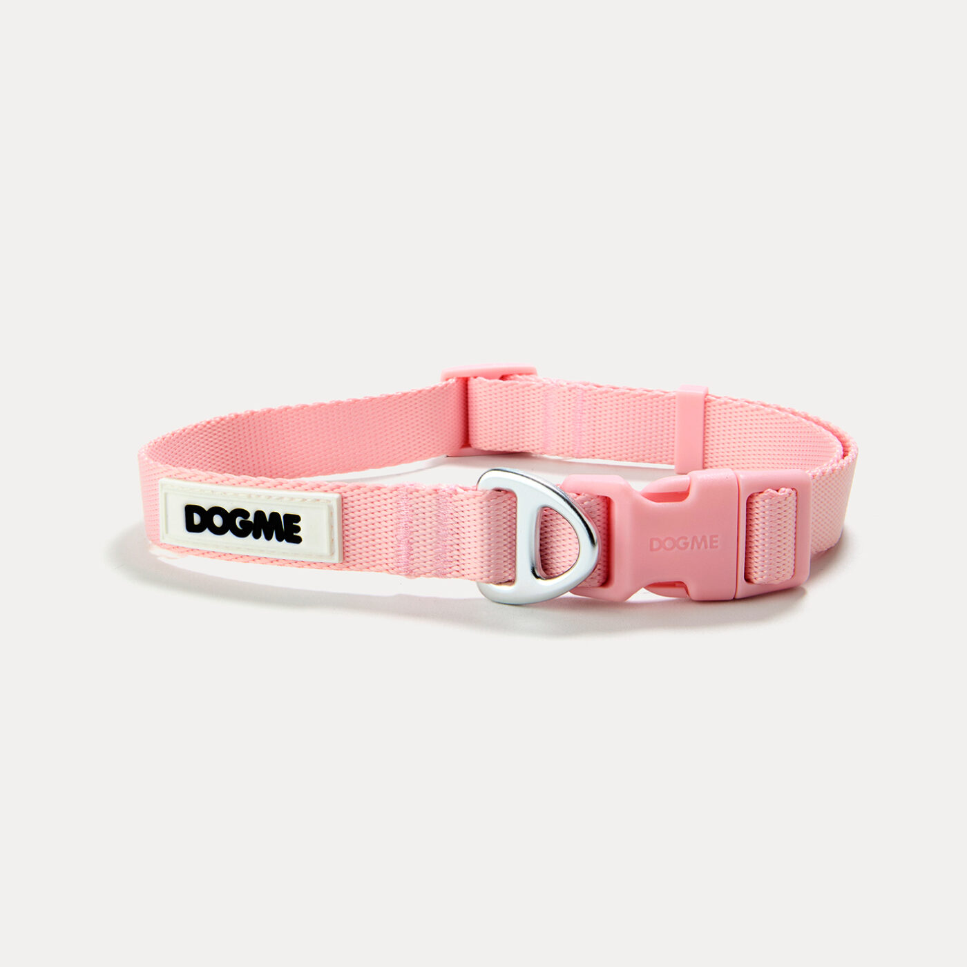 Coleira Dogme Nylon Rosa