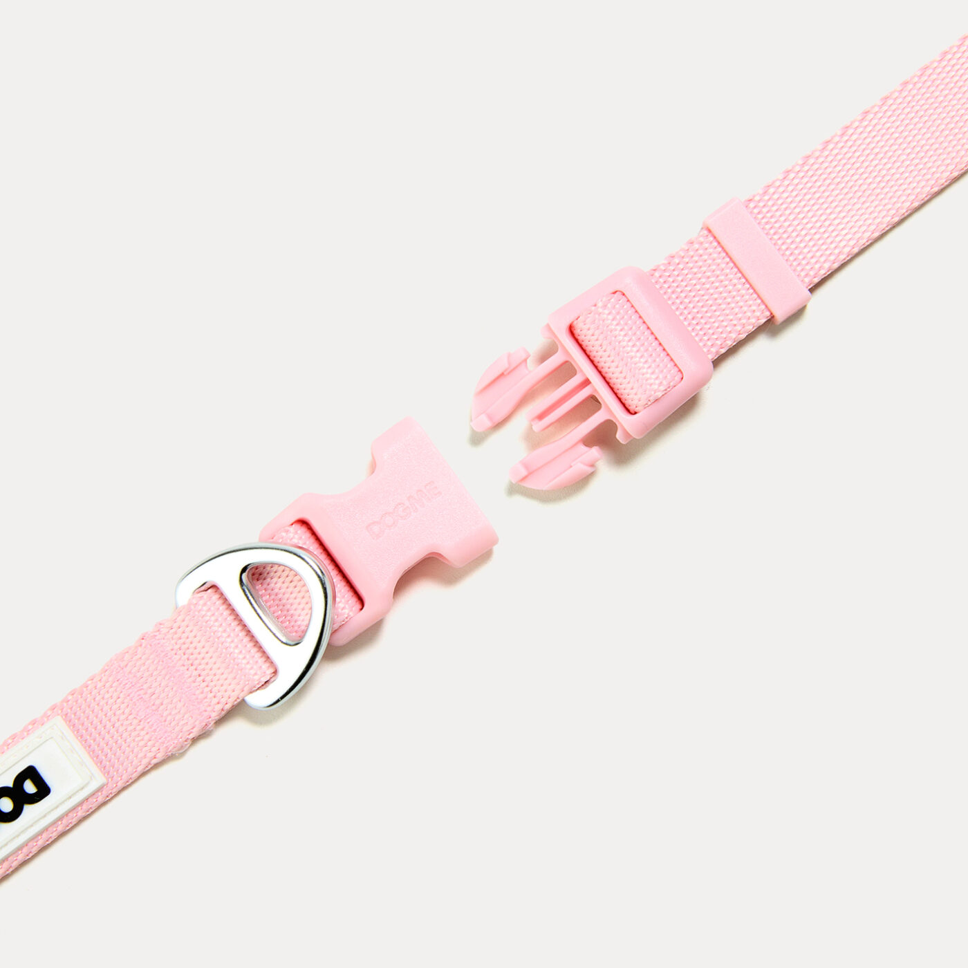 Coleira Dogme Nylon Rosa