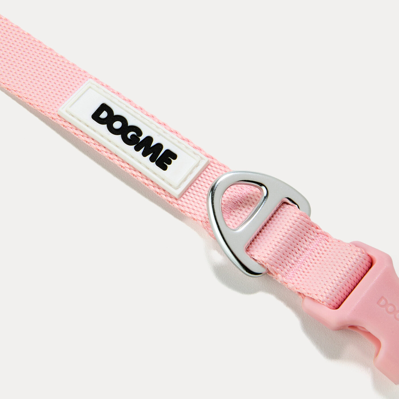 Coleira Dogme Nylon Rosa