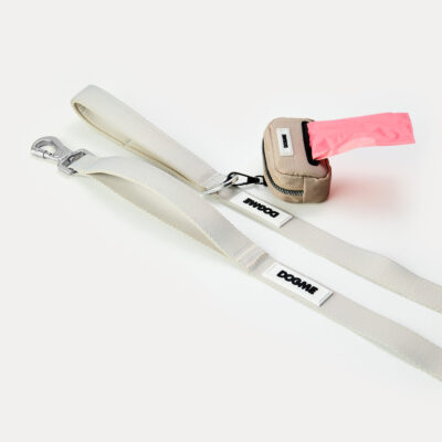 Dogme Poop Bag Holder Bege Retangular
