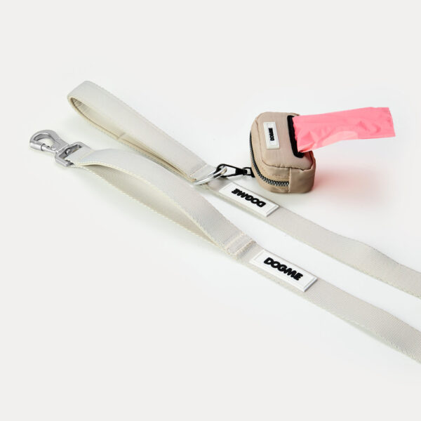 Dogme Poop Bag Holder Bege Retangular