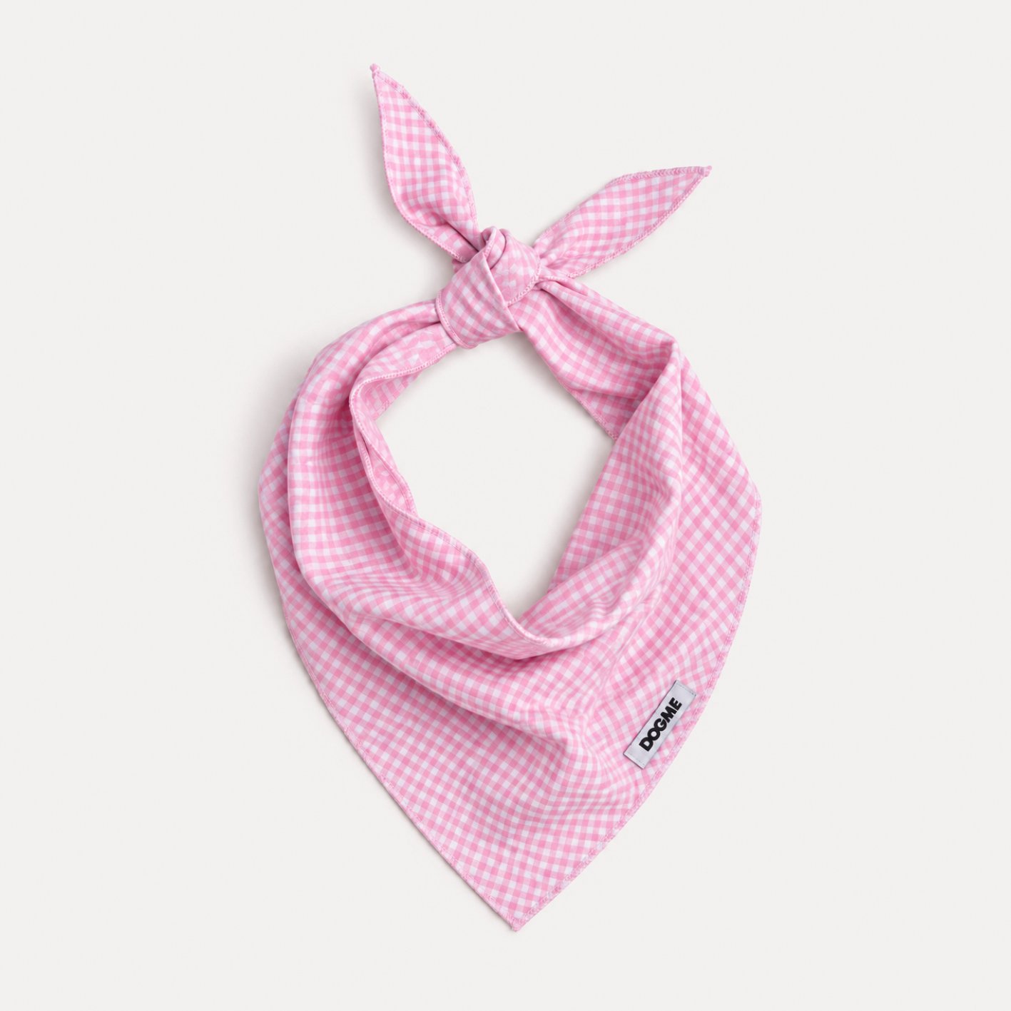 Bandana Dogme Quadriculada Rosa